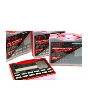 54 Piece Steel Type Number Marking Kits